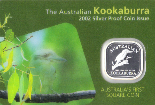 2002 Australia silver 50 Cents (Kookaburra) K000138